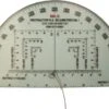 NATO Accurate 6" RA Mils Map Reading Protractor -GEAR AID Shop CD032