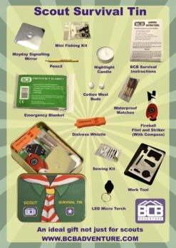 Scout Survival Tin -GEAR AID Shop CK010B 1