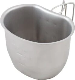 Military Mk1 Stainless Steel Crusader Cooking Cup
