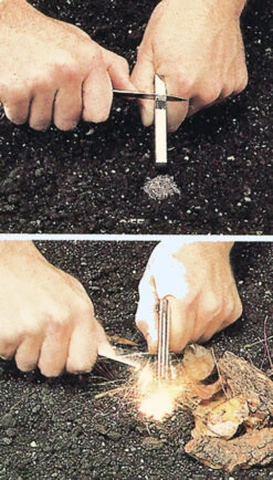 Coghlans Magnesium Fire Starter With Flint Striker -GEAR AID Shop COG7870 2