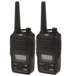 2W UHF CB Radio 80 Ch Rechargeable Twin Pack