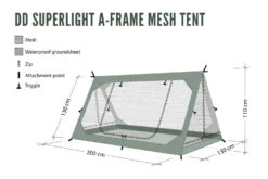 DD Hammocks SuperLight A-Frame Mesh Tent -GEAR AID Shop DDSLA FrameMeshTent 4