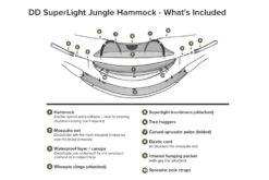 DD Hammocks SuperLight Jungle Hammock (Olive Green) -GEAR AID Shop DDSLJungleHammock OG 4