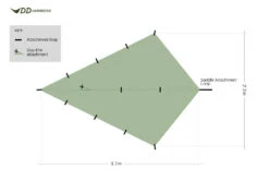 DD SuperLight Bikepacker Tarp & Groundsheet Combo -GEAR AID Shop DDSL BikepackerCombo 3
