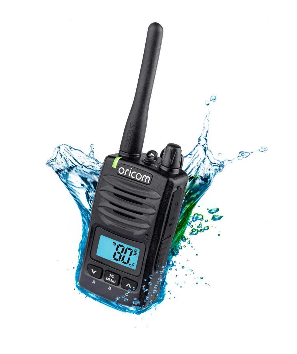 5 Watt Oricom W/proof H/held UHF CB Radio Black 3 5 Watt Oricom W/proof H/held UHF CB Radio Black