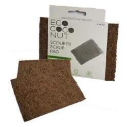 EcoCoconut Scourer Scrub Pad - 2 Pack -GEAR AID Shop EC84 1