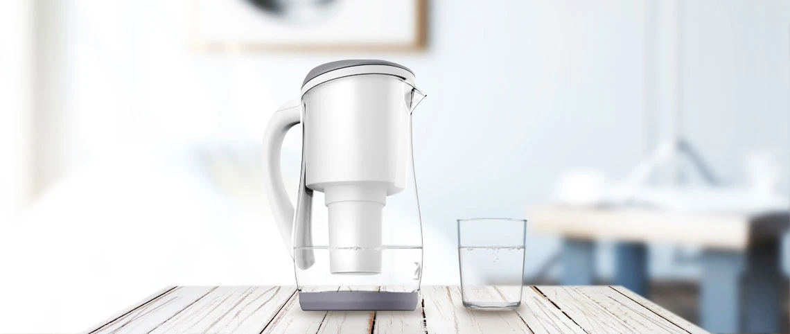 Ecobud Gentoo Fluoride & Chlorine Glass Jug Filter (White) 4 Ecobud Gentoo Fluoride & Chlorine Glass Jug Filter (White) - Image 2