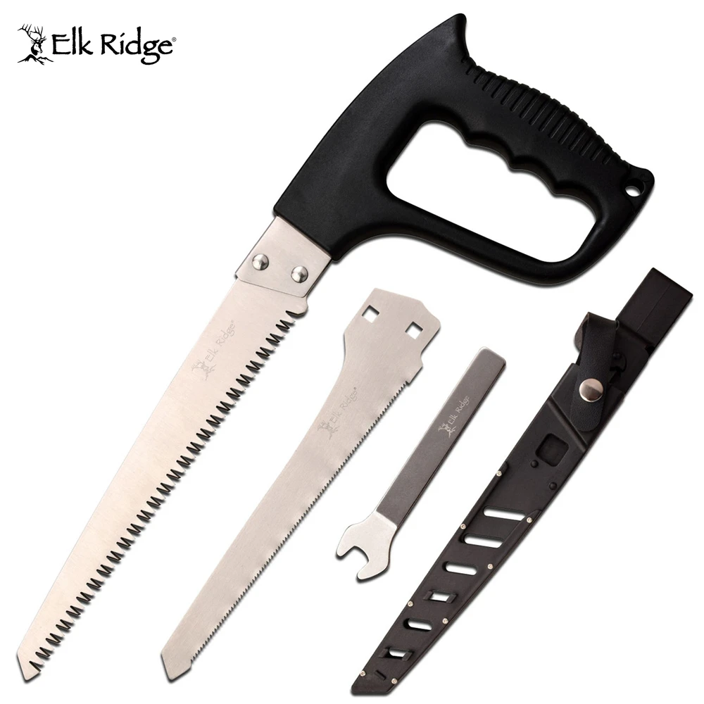 Stainless Steel Saw With Extra Blades 3 Stainless Steel Saw With Extra Blades