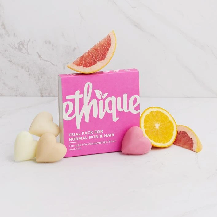 Ethique Trial Pack For Normal Skin And Hair 3 Ethique Trial Pack For Normal Skin And Hair