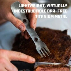 UCO Titanium Utility Spork -GEAR AID Shop F SP TI 3