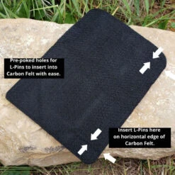 Firebox L-Pins For Carbon Felt Windscreen -GEAR AID Shop FB LPINS4XCASE 2