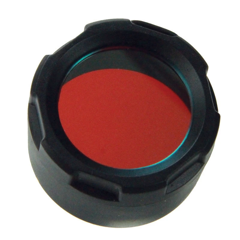 Red Filter For PowerTac E5/E9/E10/Cadet Or Flashlights With 25mm Bezel 3 Red Filter For PowerTac E5/E9/E10/Cadet Or Flashlights With 25mm Bezel