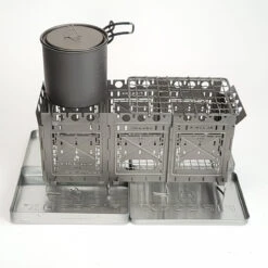 Firebox Freestyle Modular Stove Everything Kit - Titanium (8 Panels) -GEAR AID Shop FreeStyleCompleteKitTi 2