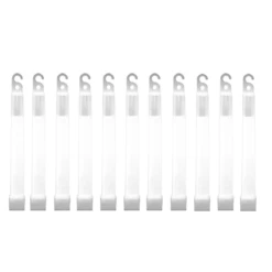 Emergency 8 Hour Glow Stick White 10 Pack +1 Free