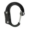 Stealth Black Heroclip 3-in-1 Clip, Swivel, Hook Carabiner (Medium) -GEAR AID Shop HC010 MD