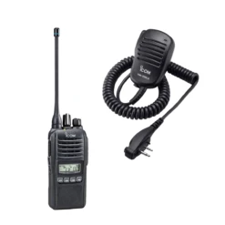 Icom IC-41PRO With Microphone Combo (Black )
