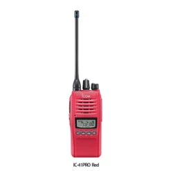 Icom IC-41PRO With Microphone Combo (Red) -GEAR AID Shop IC 41PROwMicrophone Red 1