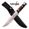 Sawback Wooden Fixed Blade Survival Knife -GEAR AID Shop K HK 781L