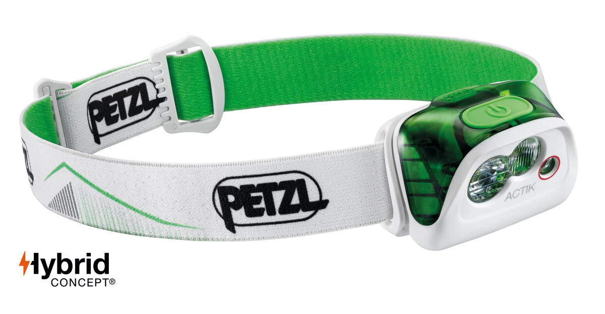 Petzl Actik 350 Lumen Multi Beam Headlamp Green 3 Petzl Actik 350 Lumen Multi Beam Headlamp Green
