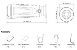 HikMicro Lynx Pro LE10 Thermal Monocular 13 HikMicro Lynx Pro LE10 Thermal Monocular -GEAR AID Shop LE10 4