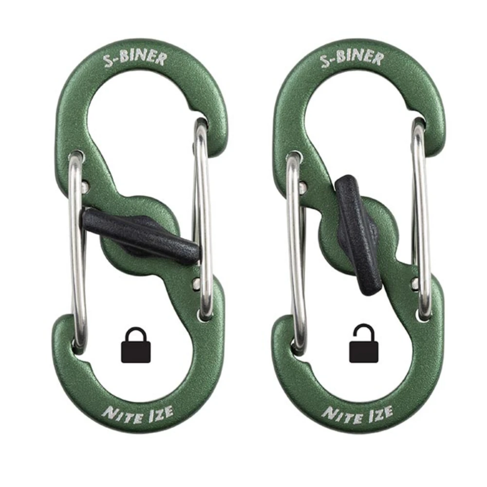 Nite Ize Microlock S-Biner 5 Pack Aluminium 5 Nite Ize Microlock S-Biner 5 Pack Aluminium - Image 3