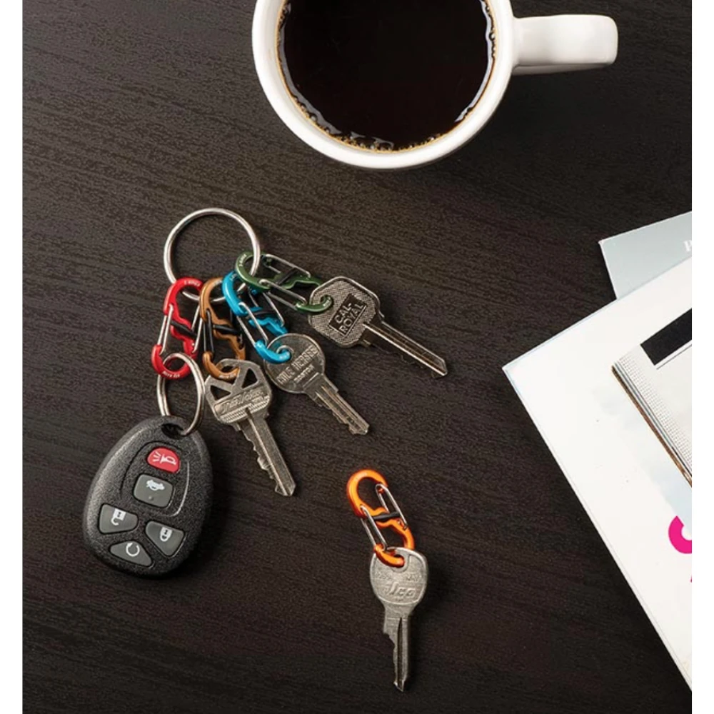 Nite Ize Microlock S-Biner 5 Pack Aluminium 6 Nite Ize Microlock S-Biner 5 Pack Aluminium - Image 4