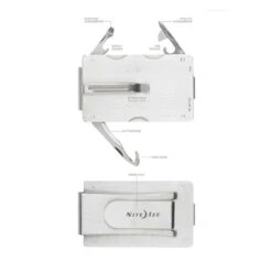 Nite Ize Financial Tool 6 In 1 Multi Tool & Money Clip -GEAR AID Shop MCMT 11 R7 3