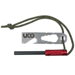 UCO Survival Fire Striker Ferro Rod Red
