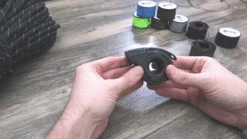 TRD Micro Nano Cord Dispenser Tactical Black 13 TRD Micro Nano Cord Dispenser Tactical Black -GEAR AID Shop MTRD01 BLACK