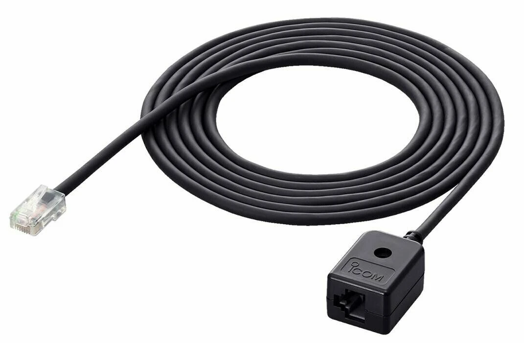 Icom Microphone Extension 2.5m Cable For IC-455 3 Icom Microphone Extension 2.5m Cable For IC-455