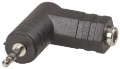 Adaptor 3.5mm Socket - 2.5mm Stereo Plug Right Angle