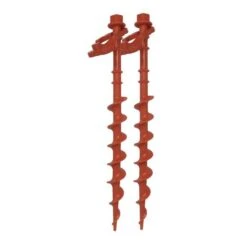 Large Spiral Auger Screw In Tent & Awning Peg Kit 30cm