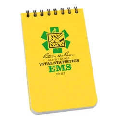 Rite In The Rain EMS "Vital Stats" All Weather Notebook Safety Yellow