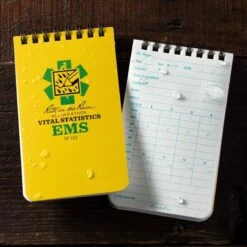 Rite In The Rain EMS "Vital Stats" All Weather Notebook Safety Yellow -GEAR AID Shop RITR 112 5