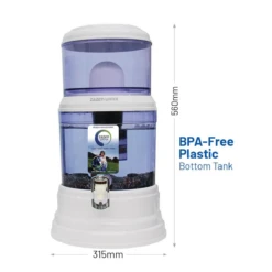 Zazen Alkaline Water Filtration System With BPA-Free Plastic Bottom Tank -GEAR AID Shop Zazen810 1