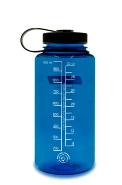 Blue With Black Nalgene Wide Mouth Water Bottle 1 Litre -GEAR AID Shop nalgenewide1000blueA 1